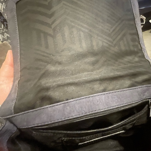 Rebecca Minkoff Navy Blue Quilted Leather Handbag - Picture 9 of 12